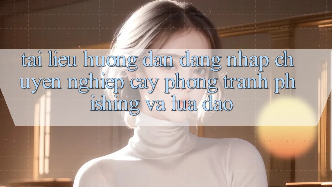 Tài liệu hướng dẫn Đăng Nhập Chuyên nghiệp cậy - Phòng Tránh Phishing Và Lừa Đảo