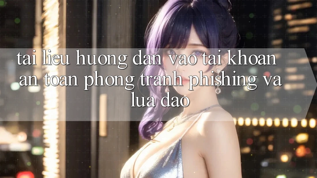 Tài liệu hướng dẫn Vào tài khoản An Toàn - Phòng Tránh Phishing Và Lừa Đảo