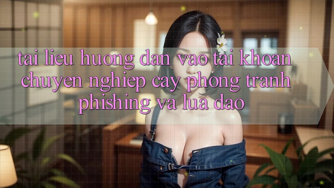 Tài liệu hướng dẫn Vào tài khoản Chuyên nghiệp cậy - Phòng Tránh Phishing Và Lừa Đảo