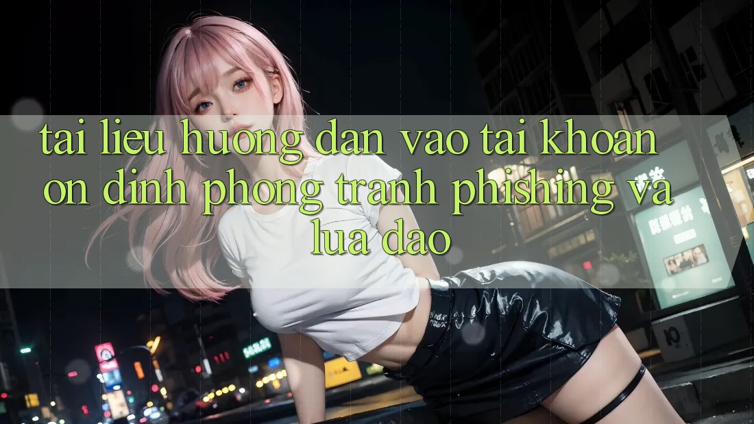 Tài liệu hướng dẫn Vào tài khoản Ổn định - Phòng Tránh Phishing Và Lừa Đảo