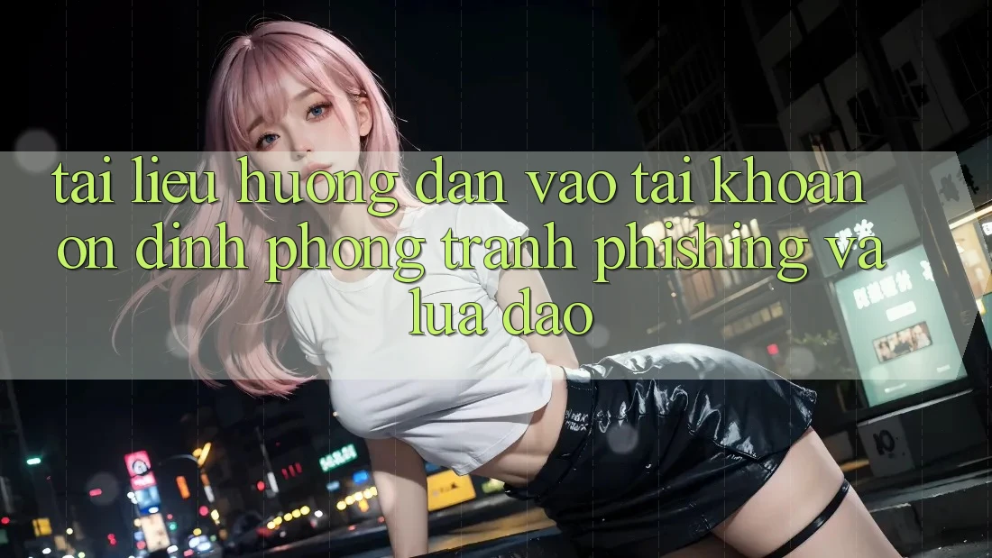 Tài liệu hướng dẫn Vào tài khoản Ổn định - Phòng Tránh Phishing Và Lừa Đảo