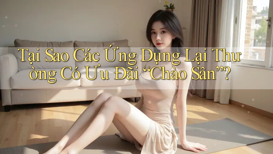 Tại Sao Các Ứng Dụng Lại Thường Có Ưu Đãi “Chào Sân”?