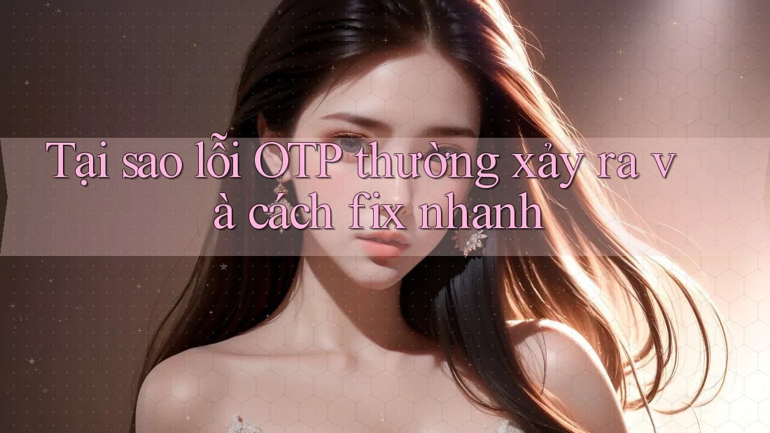 Tại sao lỗi OTP thường xảy ra và cách fix nhanh