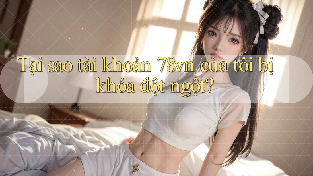 Tại sao tài khoản 78vn của tôi bị khóa đột ngột?