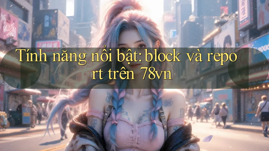 Tính năng nổi bật: block và report trên 78vn