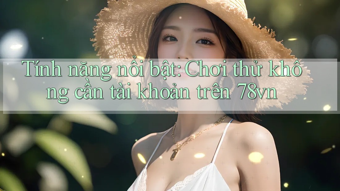 Tính năng nổi bật: Chơi thử không cần tài khoản trên 78vn