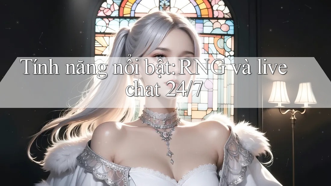 Tính năng nổi bật: RNG và live chat 24/7 Tính năng nổi bật: RNG và live chat 24/7