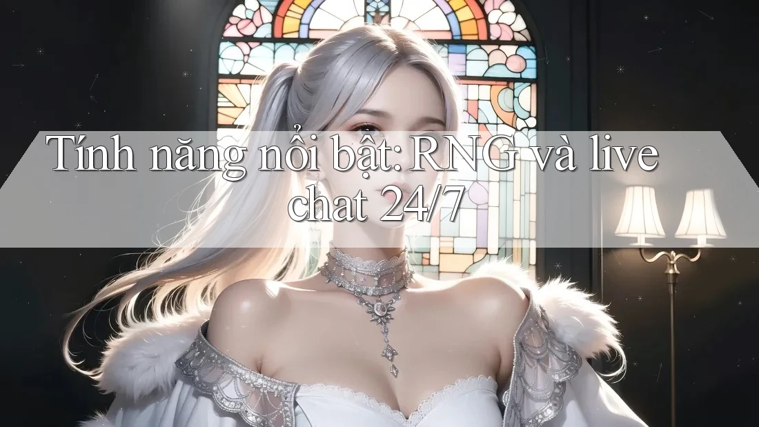 Tính năng nổi bật: RNG và live chat 24/7