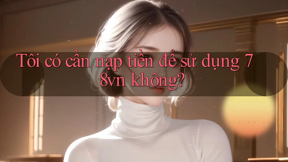 Tôi có cần nạp tiền để sử dụng 78vn không? Tôi có cần nạp tiền để sử dụng 78vn không?