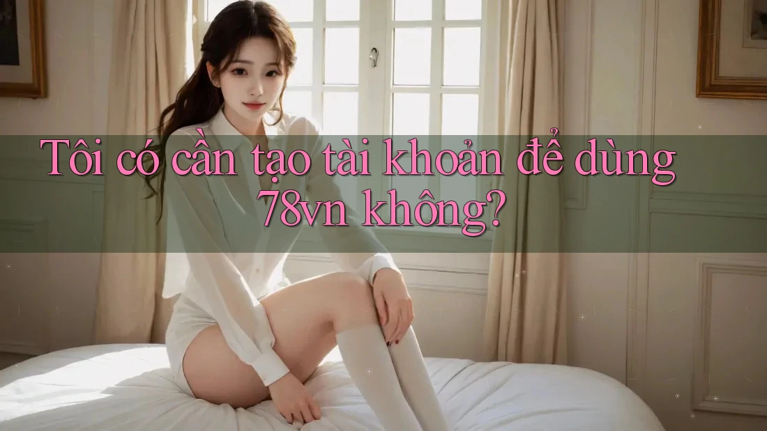 Tôi có cần tạo tài khoản để dùng 78vn không?