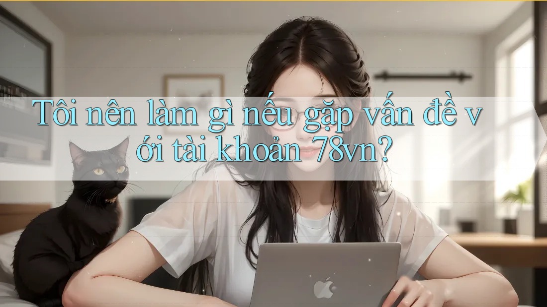 Tôi nên làm gì nếu gặp vấn đề với tài khoản 78vn?