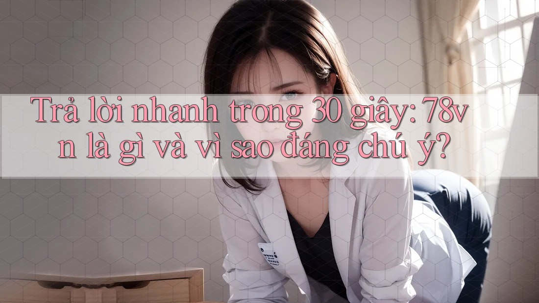 Trả lời nhanh trong 30 giây: 78vn là gì và vì sao đáng chú ý?