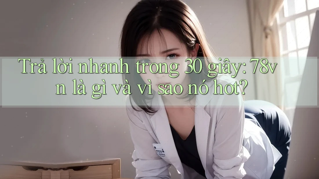 Trả lời nhanh trong 30 giây: 78vn là gì và vì sao nó hot?