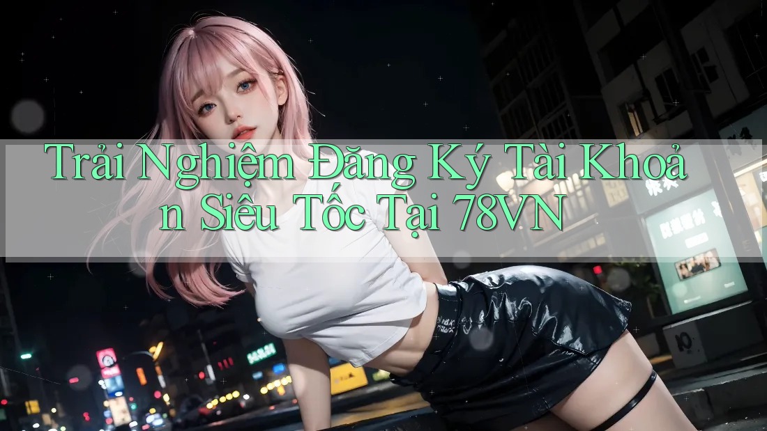 Trải Nghiệm Đăng Ký Tài Khoản Siêu Tốc Tại 78VN