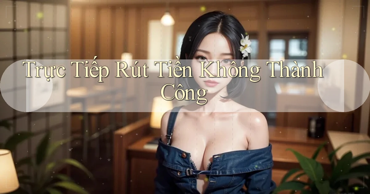 Trực tiếp Rút tiền không thành công