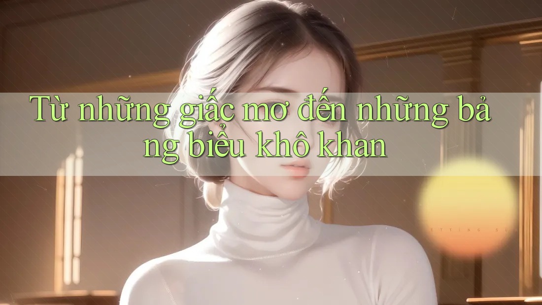Từ những giấc mơ đến những bảng biểu khô khan