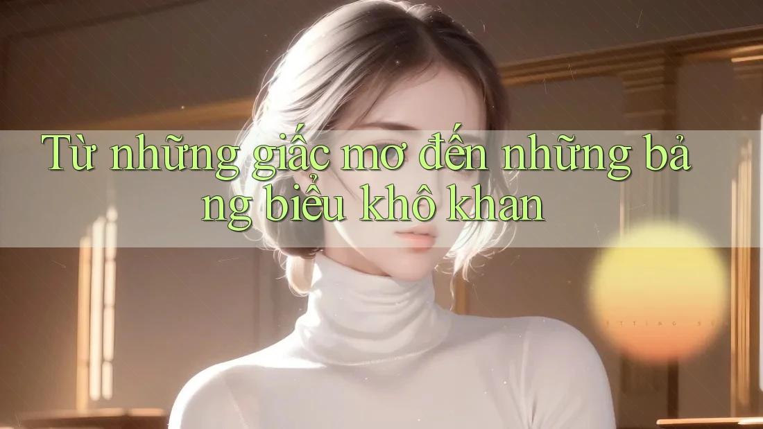Từ những giấc mơ đến những bảng biểu khô khan